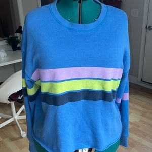 Aerie Stripe Retro Sweatshirt